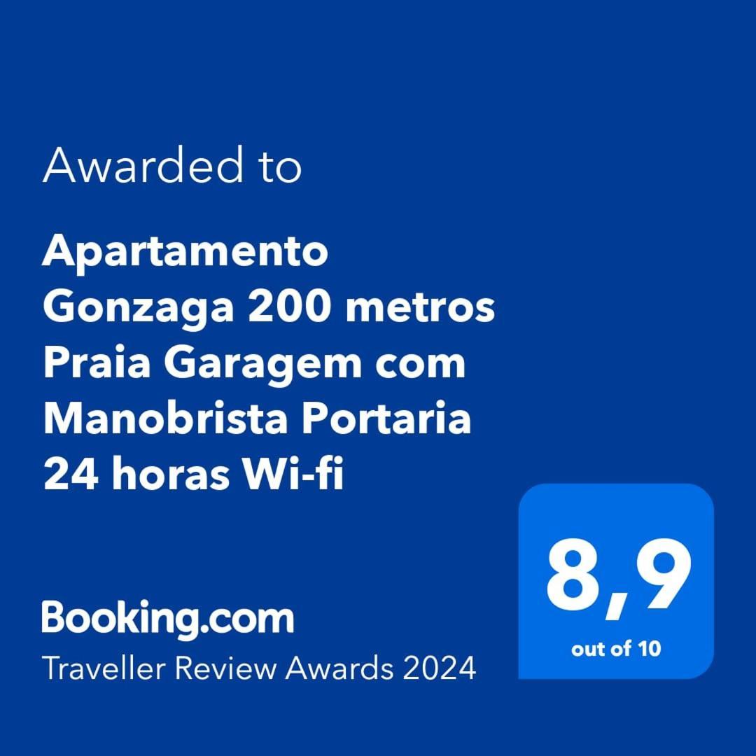 100 Mts Praia Roupa Cama Toalha Banho Wi-Fi Ar Condicionado Portaria 24 Horas Santos  Exterior foto